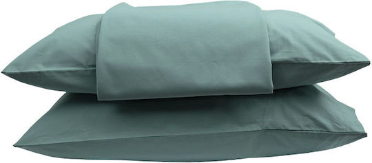 Epavlis Homeware Σετ Πάπλωμα Μονό 160x240εκ. Σχ.0600 Petrol 2τμχ