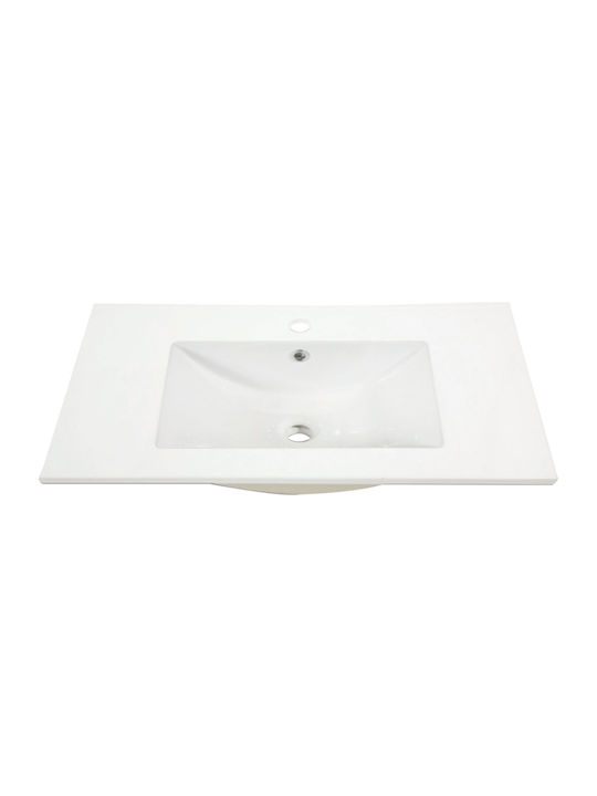Vinci Solid Επικαθήμενος Νιπτήρας Πορσελάνης 70x46.5cm Solid