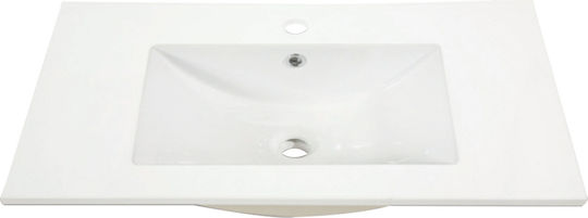 Vinci Solid Надеждна мивка Порцелан 70x46.5cm Solid