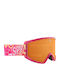 Spy Crusher Elite Kinder-Ski- und Snowboardbrille in Rosa mit rosafarbenem Glas