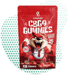 Canapuff Hemp Chewing Gum with 100% CBD & 100% CBG Strawberry