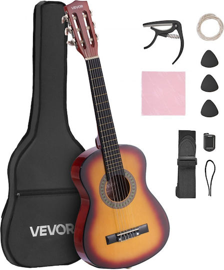 Vevor Κλασική Κιθάρα 4/4 Παιδική Sunburst
