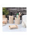 Eurocasa Eurocasa Plastic Beige Bathroom Accessory Set 3 Pieces