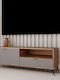 Stand TV Culoare Nuc-Gri L120xA39xÎ58.5cm