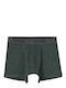 Men's Boxer Green with Patterns