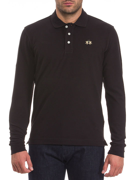 Polo Long Sleeve Blouse Black