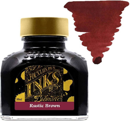 Diamine Replacement Ink for Pen Brown 80ml