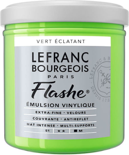 Lefranc & Bourgeois 125ml Flashe Acrylic 554 Series 1 Bright Green Vert Eclatant