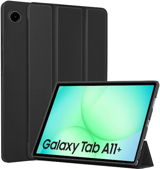 Case Samsung Galaxy Tab A11 Plus 11" Tpu Silicone Ultra Slim Smart Cover – Black