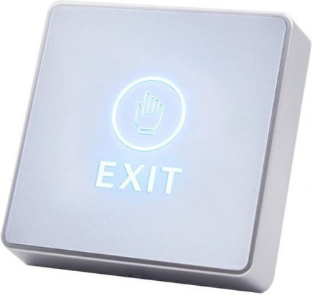 Cg-eb-10w Touch Sensor Switch Button White Housing Μπουτόν Εξόδου Επίτοιχη Τοποθέτηση Πλήκτρο Αφής