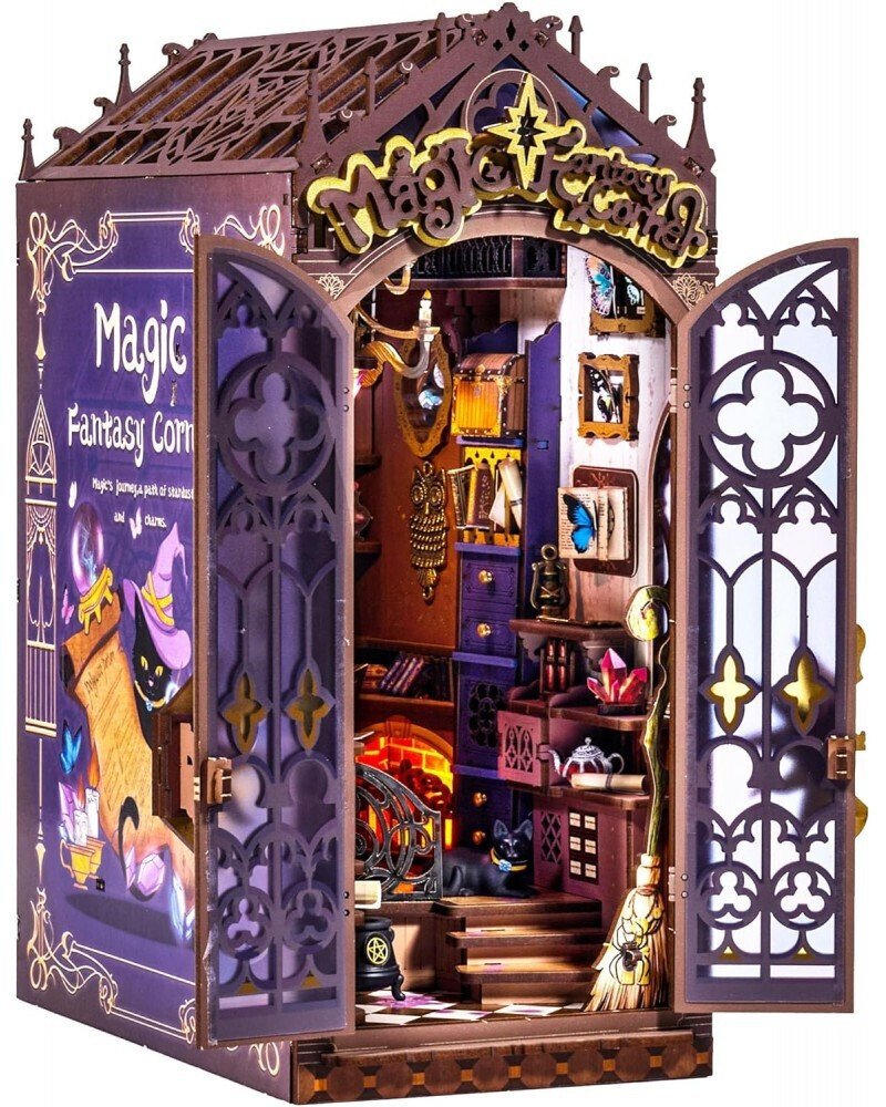 Rolife Jucărie De Construcție Magic Fantasy Corner Bookend