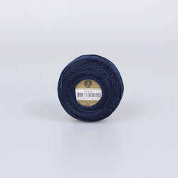 Нишка За Бродерия Конус Madame Tricote Coton Perle No8 Памучна Синя 418 10гр 80м Нишка За Бродерия Конус Madame Tricote Coton Perle No8 Памучна Синя 418 10гр 80м
