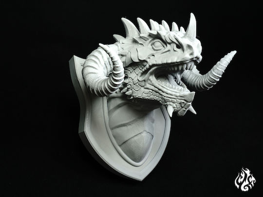 Monster Trophies Red Dragon Wall Decoration Thematic Dungeons Dragons