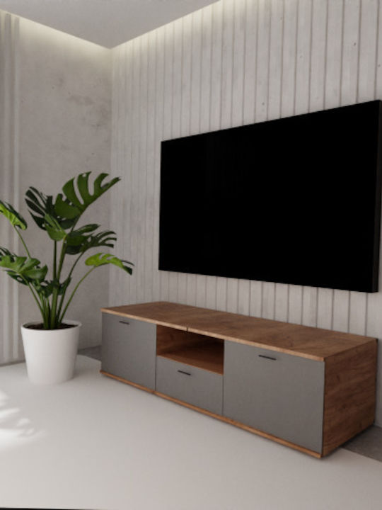 Stand TV Culoare Nuc-Gri L45xA36xÎ120cm