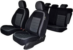 Set Huse Scaune Auto Renault Clio Iv Hb Sw 2013-2019 Bancă Fracționată Spate În Formă De L Tetieră Umbrella 02327