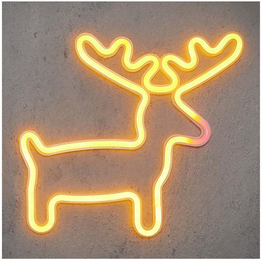 Christmas Light Luca Lighting Neon Reindeer Led 28cm 1175037