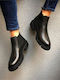Leather Black Men's Boots
