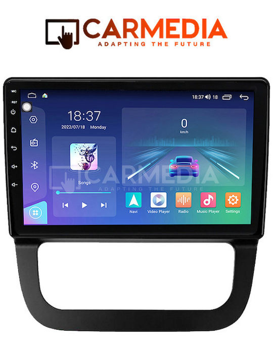 Carmedia Car Audio System for Volkswagen Jetta 2004-2015 (Bluetooth/USB/WiFi/GPS/Apple-Carplay/Android-Auto) with Touch Screen 10"