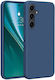 Etteri Umschlag Rückseite Silikon Blau (Galaxy A17)