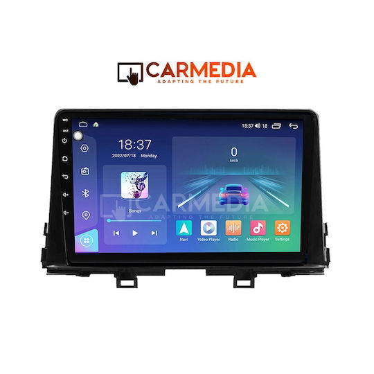 Carmedia Car Audio System for Kia Picanto 2017-2021 (Bluetooth/USB/WiFi/GPS/Apple-Carplay/Android-Auto) with Touch Screen 9"