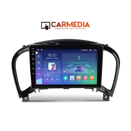 Carmedia Ηχοσύστημα Αυτοκινήτου για Nissan Juke 2009-2020 (Bluetooth/USB/WiFi/GPS/Apple-Carplay/Android-Auto) με Οθόνη Αφής 9"