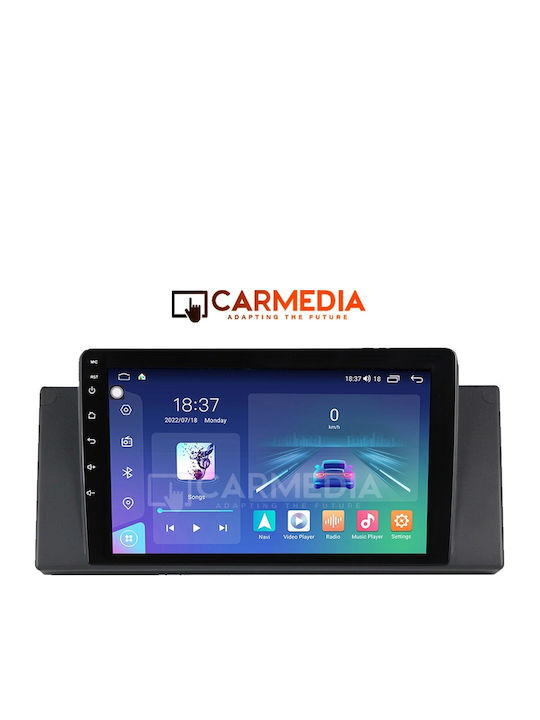 Carmedia Car Audio System for BMW Series 5 (E39) / X5 (E53) 1997-2005 (Bluetooth/USB/WiFi/GPS/Apple-Carplay/Android-Auto) with Touch Screen 9"
