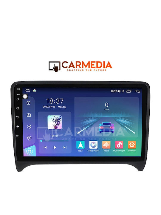 Carmedia Auto-Audiosystem für Audi E-Commerce-Website 2007-2015 (Bluetooth/USB/WiFi/GPS/Apple-Carplay/Android-Auto) mit Touchscreen 9"