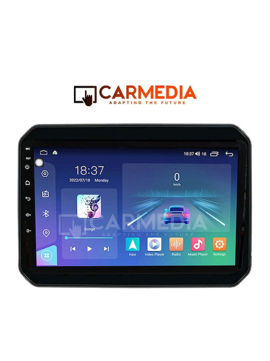 Carmedia Auto-Audiosystem für Suzuki Ignis 2016 (Bluetooth/USB/WiFi/GPS/Apple-Carplay/Android-Auto) mit Touchscreen 9"
