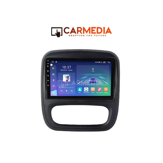 Carmedia Car Audio System for Opel Vivaro Fiat Talento Renault Trafic Nissan NV300 2014 (Bluetooth/USB/WiFi/GPS/Apple-Carplay/Android-Auto) with Touch Screen 9"