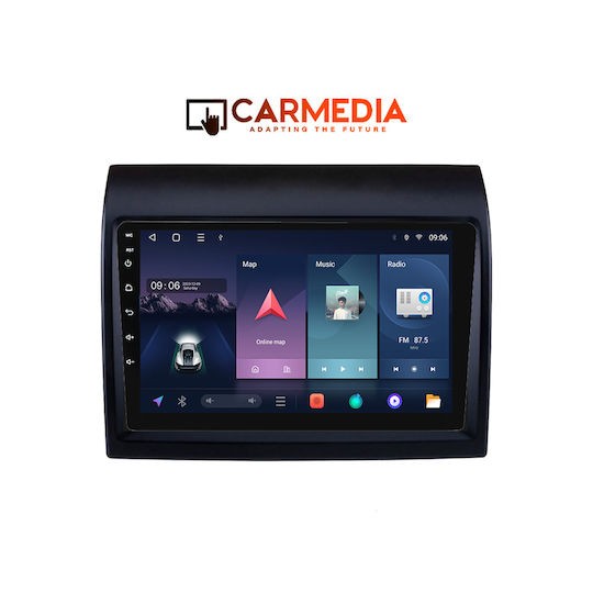 Carmedia Ηχοσύστημα Αυτοκινήτου για Peugeot Boxer Fiat Ducato Citroen Jumper 2006-2021 (Bluetooth/USB/WiFi/GPS/Apple-Carplay/Android-Auto) με Οθόνη Αφής 9"