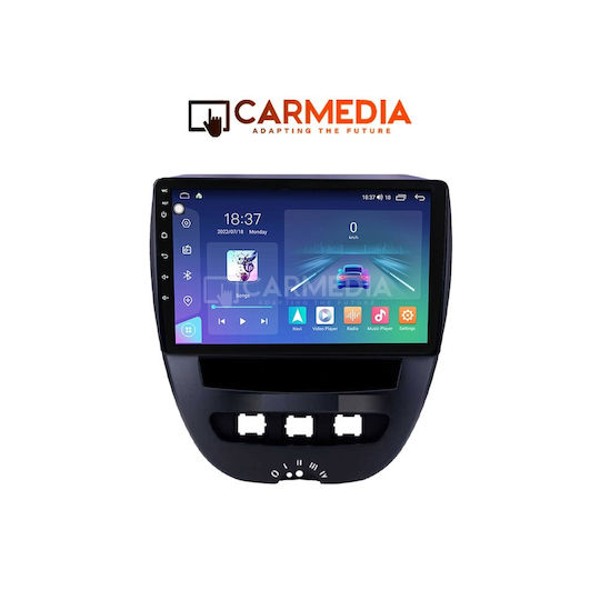 Carmedia Car Audio System for Peugeot 107 Toyota Aygo Citroen C1 2005-2014 (Bluetooth/USB/WiFi/GPS/Apple-Carplay/Android-Auto) with Touch Screen 10"