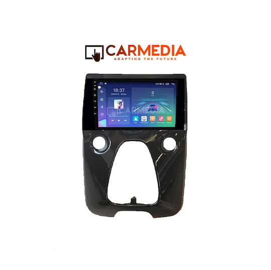 Carmedia Car Audio System for Peugeot 108 Toyota Aygo Citroen C1 2014 (Bluetooth/USB/WiFi/GPS/Apple-Carplay/Android-Auto) with Touch Screen 10"