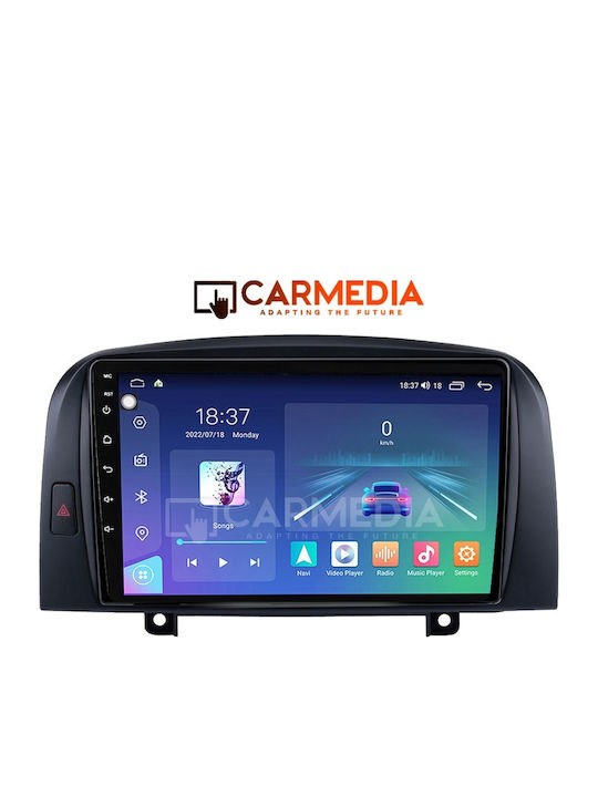 Carmedia Auto-Audiosystem für Hyundai Sonate 2006-2009 (Bluetooth/USB/WiFi/GPS/Apple-Carplay/Android-Auto) mit Touchscreen 9"