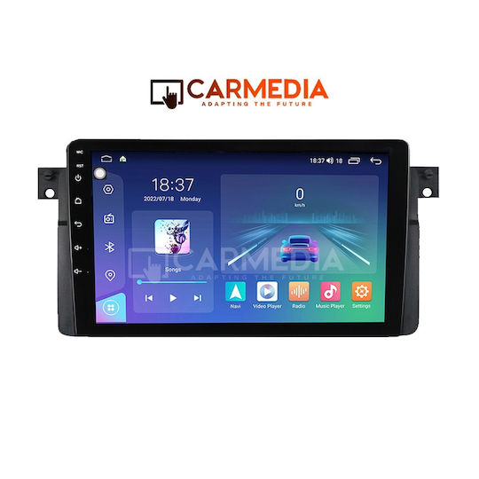 Carmedia Car Audio System for BMW Series 3 (E46) 1998-2005 (Bluetooth/USB/WiFi/GPS/Apple-Carplay/Android-Auto) with Touch Screen 9"