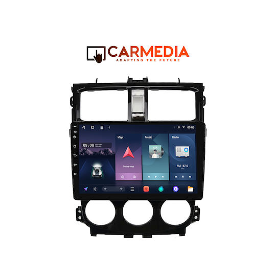 Carmedia Car Audio System for Mitsubishi Colt 2013-2023 (Bluetooth/USB/WiFi/GPS/Apple-Carplay/Android-Auto) with Touch Screen 9"