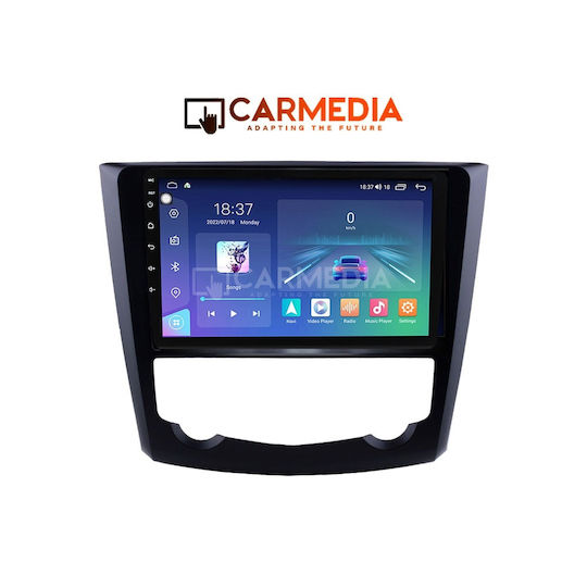 Carmedia Ηχοσύστημα Αυτοκινήτου για Renault Kadjar 2015 (Bluetooth/USB/WiFi/GPS/Apple-Carplay/Android-Auto) με Οθόνη Αφής 9"