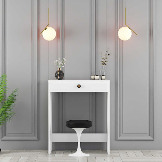 Μίνι Τραπέζι Μακιγιάζ Λευκό Λευκό 70x84x71cm Μίνι Τραπέζι Μακιγιάζ Λευκό Λευκό 70x84x71cm