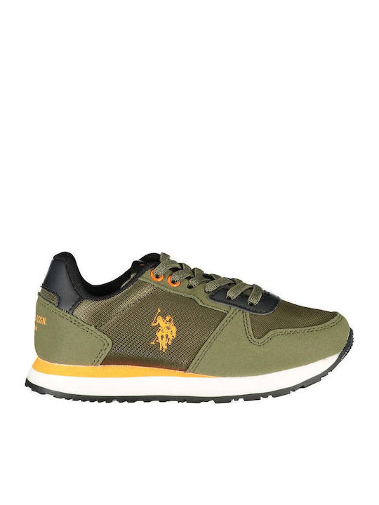 U.S. Polo Assn. Παιδικά Sneakers Πράσινα