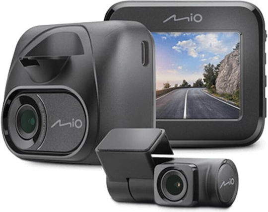 Mio Mio Mivue C595wd Cameră Dublă Auto GPS WiFi Sony Starvis Mod Noapte Parcare Opțională