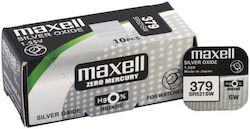Maxell Zero Mercury 379 Μπαταρία Silver Oxide SR521SW 1.55V 1τμχ