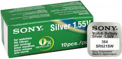 Sony Watch Battery 364 Μπαταρίες Silver Oxide SR60 1.55V 10τμχ Sony Watch Battery 364 Μπαταρίες Silver Oxide SR60 1.55V 10τμχ