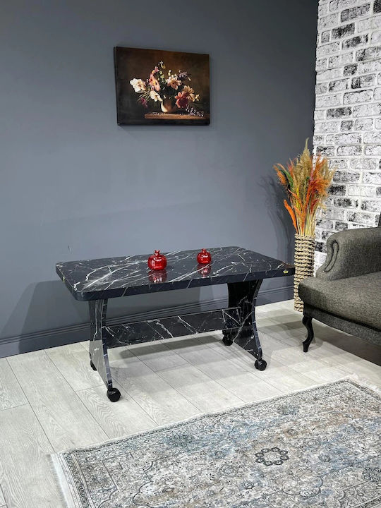 Τραπεζι Ρολα-μαρμαρο Μαυρο Σχεδιο-100x60x53cm