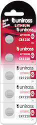 Uniross Uhrenbatterien Lithium CR1220 3V 5 Stück