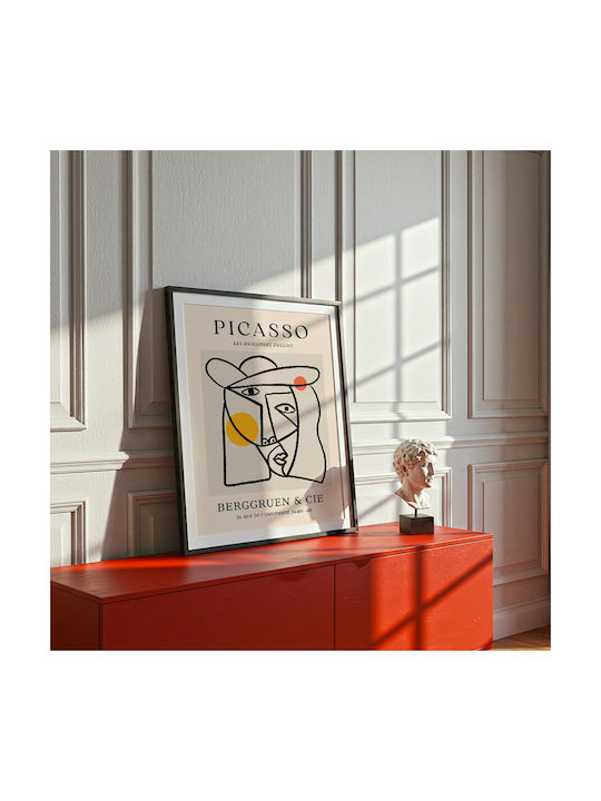 Poster Pablo Picasso Les Dejeurenes Dessins Art238 21cm X 30cm Λευκό Κάδρο Pvc
