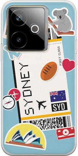 Ticket To Sydney Realme Gt 7 5g Flexible TPU Transparente Silikon Handyhülle