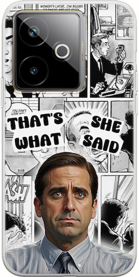 Tv Quotes Michael Scott Realme Gt 7 5g Flexible Tpu Transparent Silicone