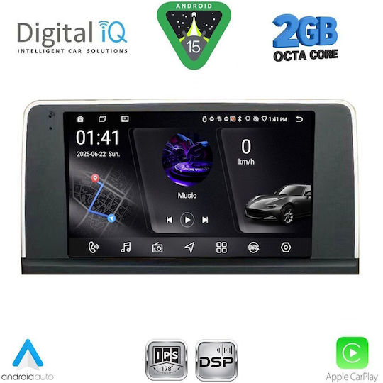 Digital IQ Car Audio System for BMW X3 (F25) 2011-2013 (Bluetooth/USB/WiFi/GPS/Apple-Carplay/Android-Auto) with Touch Screen 9"