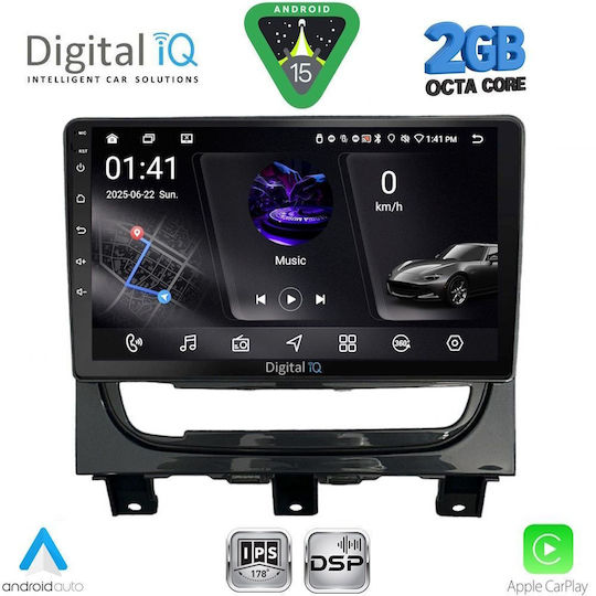Digital IQ Ηχοσύστημα Αυτοκινήτου για Fiat Strada 2012-2020 (Bluetooth/USB/WiFi/GPS/Apple-Carplay/Android-Auto) με Οθόνη Αφής 9"