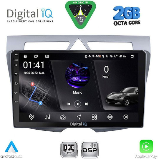 Digital IQ Car Audio System for Kia Picanto 2008-2011 (Bluetooth/USB/WiFi/GPS/Apple-Carplay/Android-Auto) with Touch Screen 9"