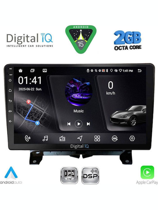 Digital IQ Car Audio System for Land Rover Discovery / Range Rover Sport 2004-2009 (Bluetooth/USB/WiFi/GPS/Apple-Carplay/Android-Auto) with Touch Screen 9"